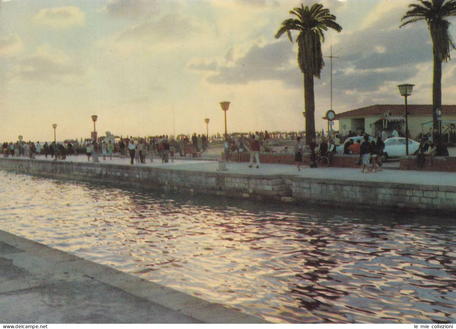 Cartolina Viareggio - Tramonto - Riflessi Sul Canale - Viareggio