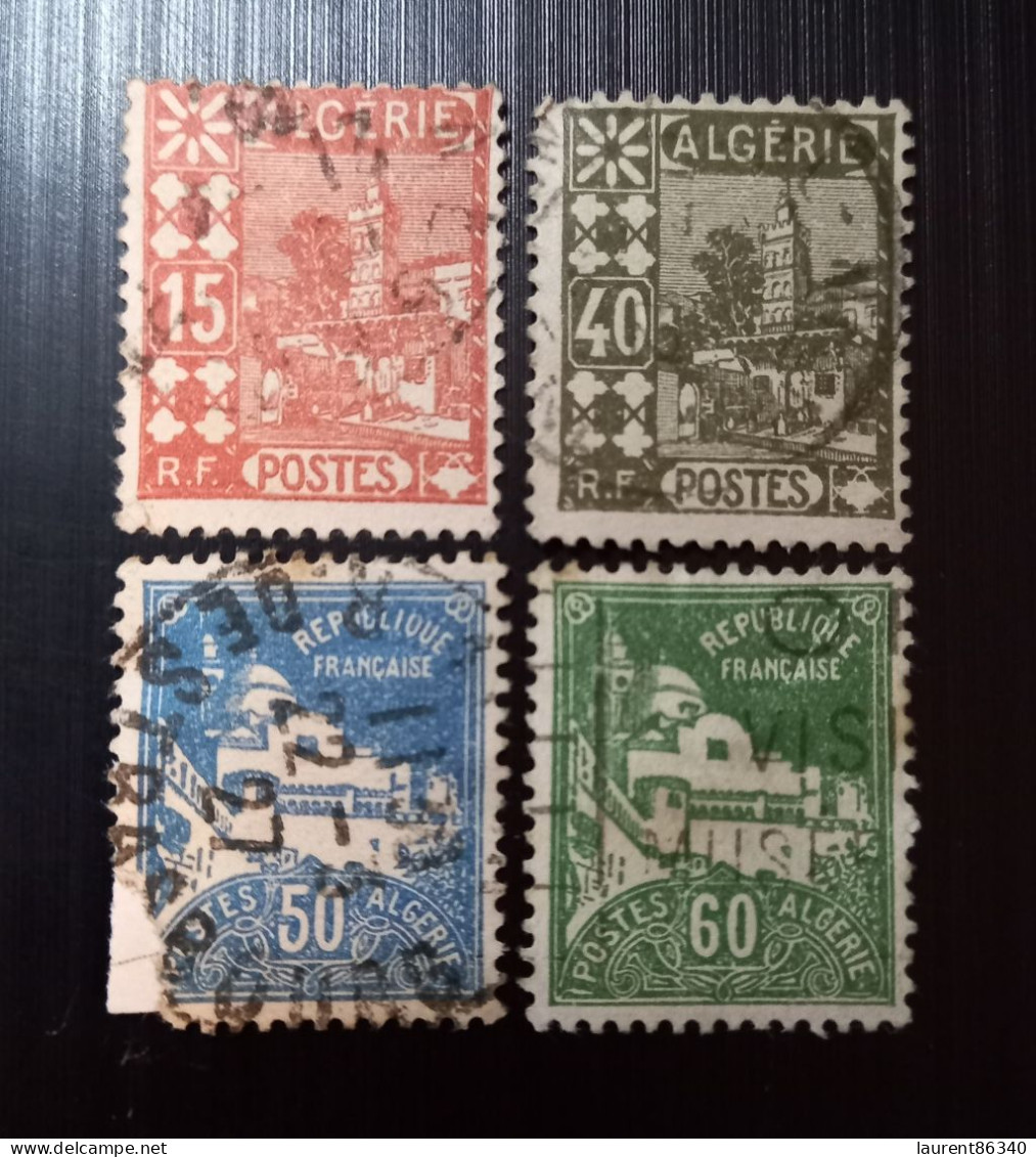 Algérie 1926 Mosquées Sidi Abderahman  Et De La Pêcherie - Alger - Perforation: 14 X 13½ - Usati