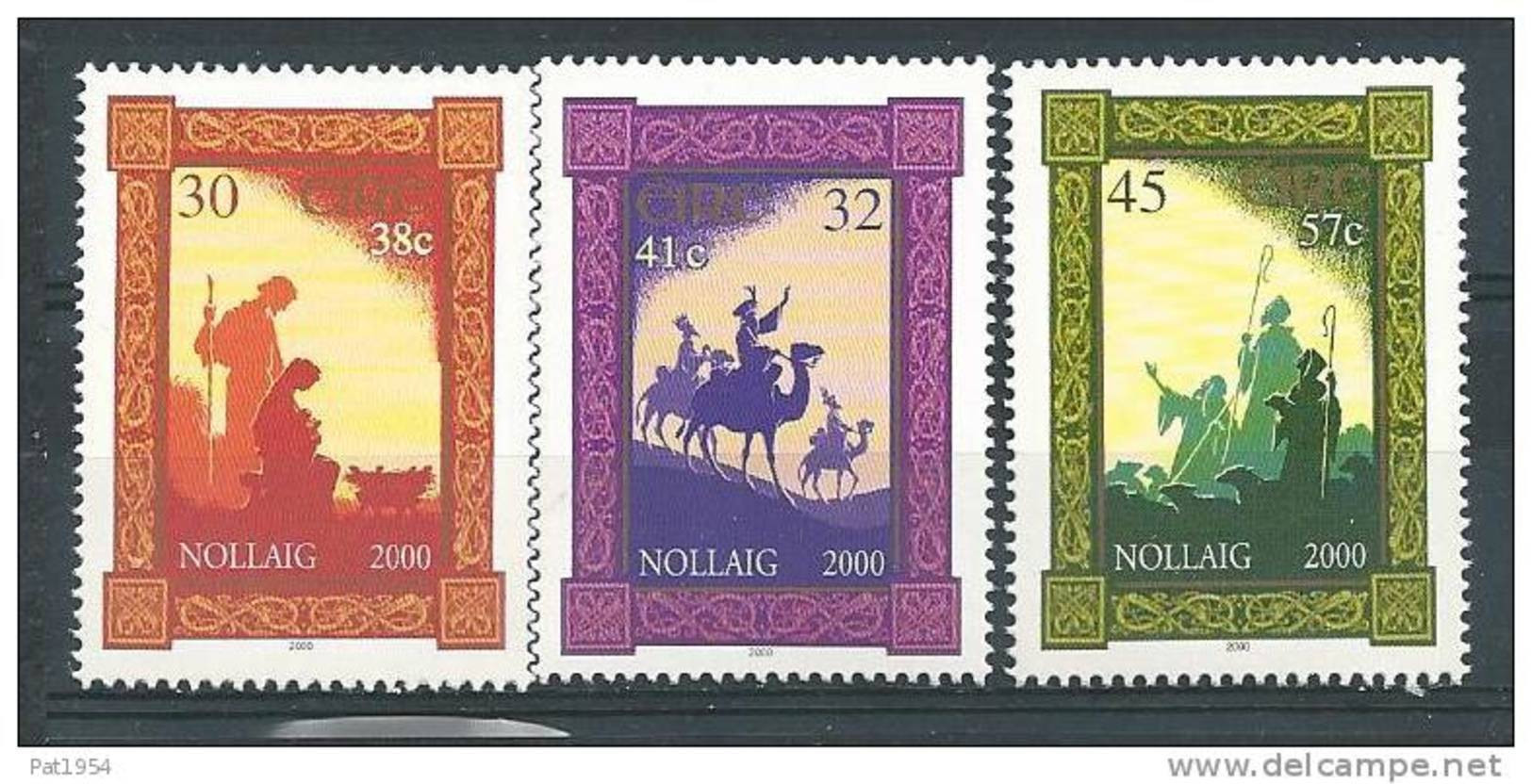 Irlande 2000 N°1295/1297 Neufs **  Noël - Unused Stamps