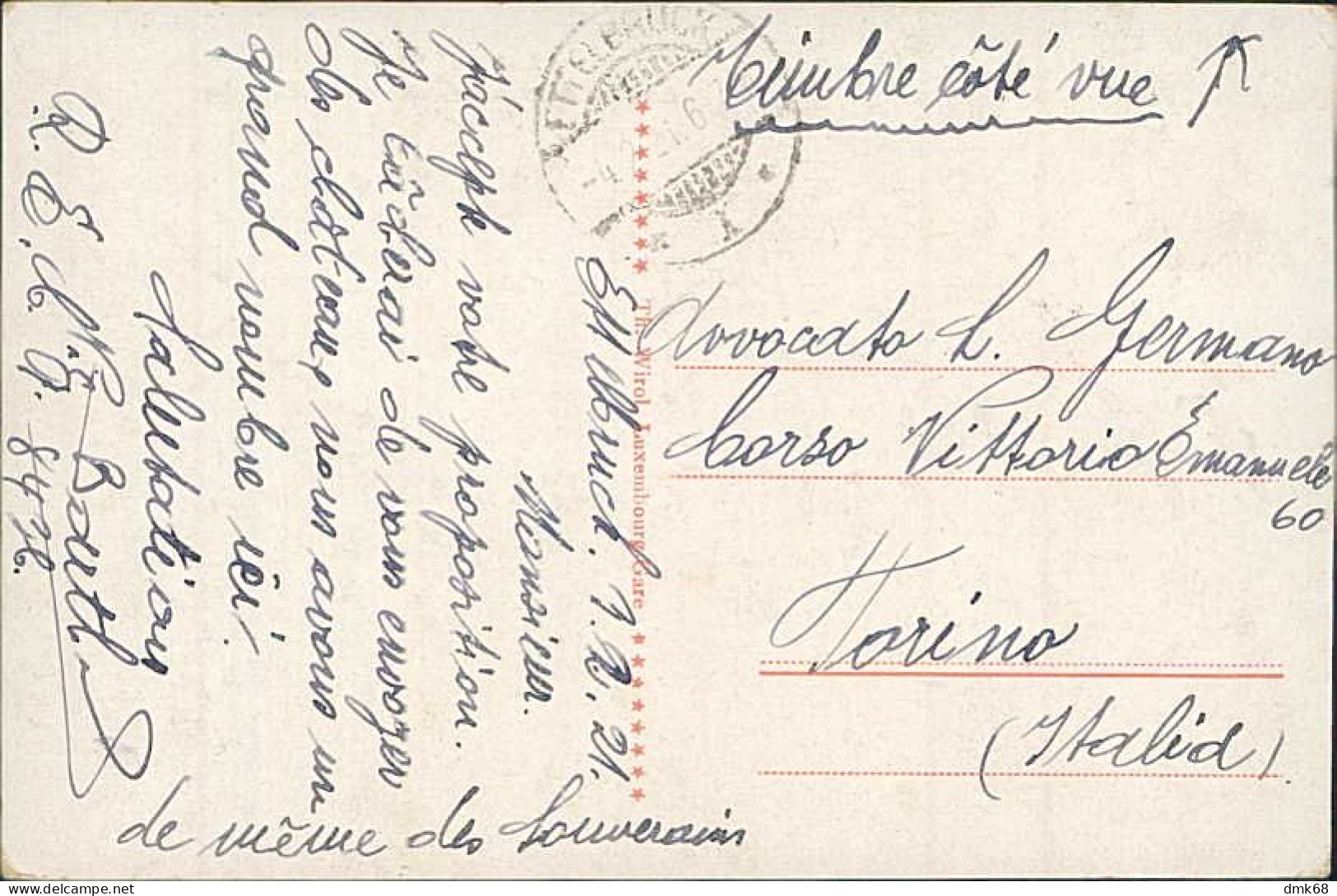 LUXEMBOURG - AVENNE ADOLPHE ET AVENNE DE LA GARE - ED. TH. WIROL - MAILED 1921 (18015) - Luxembourg - Ville