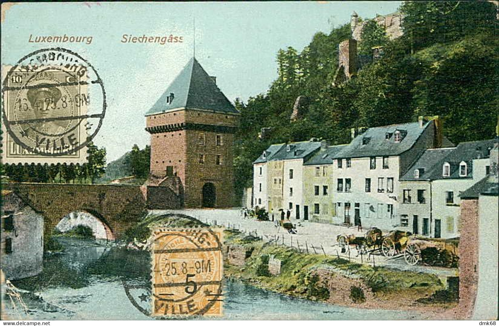 LUXEMBOURG - SIECHENGASS - ED. GRAND BAZAR CHAMPAGNE - MAILED 1922 (18016) - Luxembourg - Ville