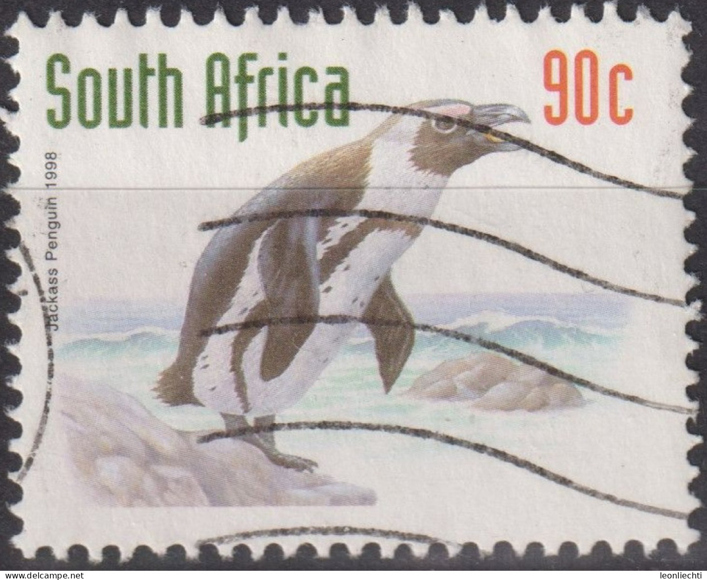 1997 Südafrika ° Mi:ZA 1108A, Sn:ZA 1030, Yt:ZA 993,Jackass Penguin (Spheniscus Demersus), Tiere, - Gebraucht