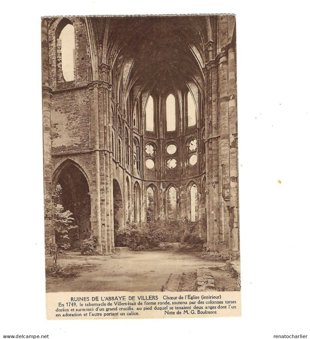 Ruines De L'abbaye De Villers.Choeur De L'église. - Villers-la-Ville