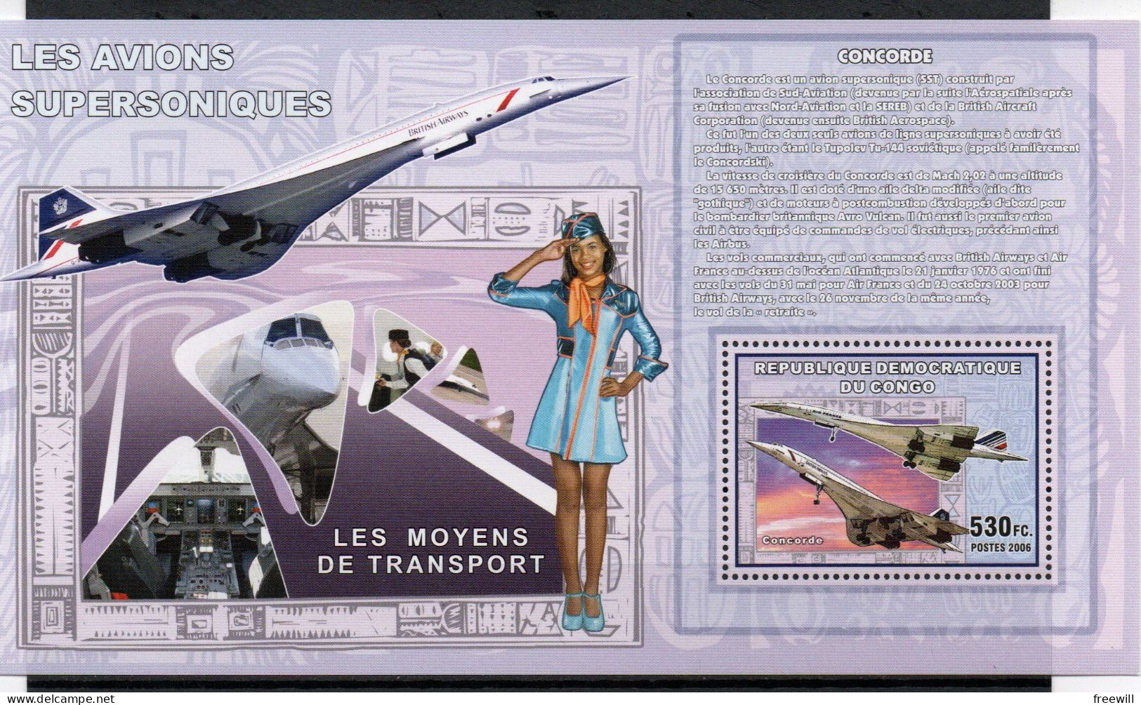 Le Concorde 2006 Xxx - Mint/hinged