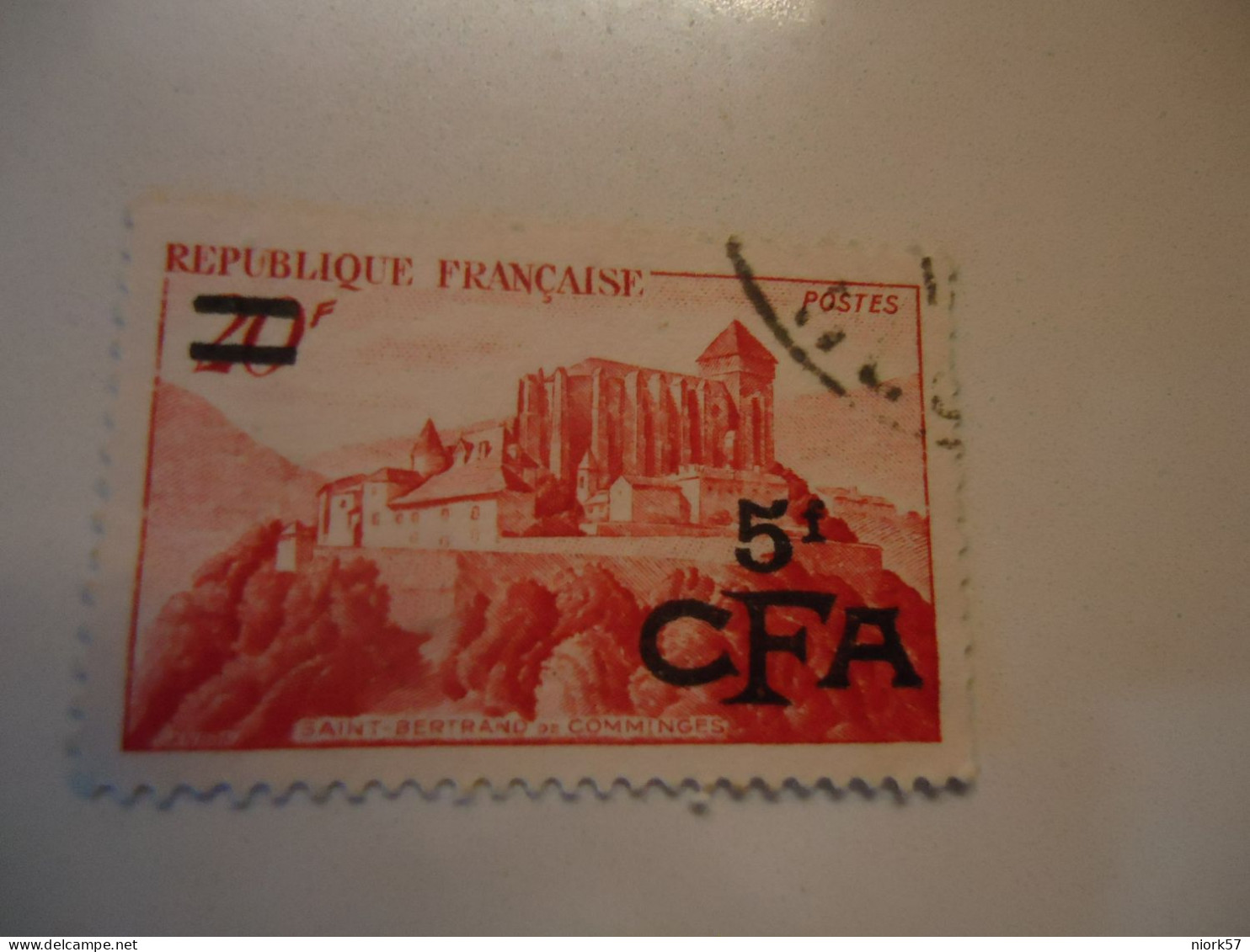 FRANCE     USED    STAMPS    OVERPRINT  CFA - Otros & Sin Clasificación