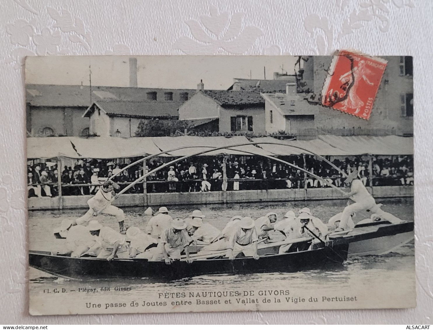 Fêtes Nautiques De Givors , Cachet Société De Tir St Romain - Givors