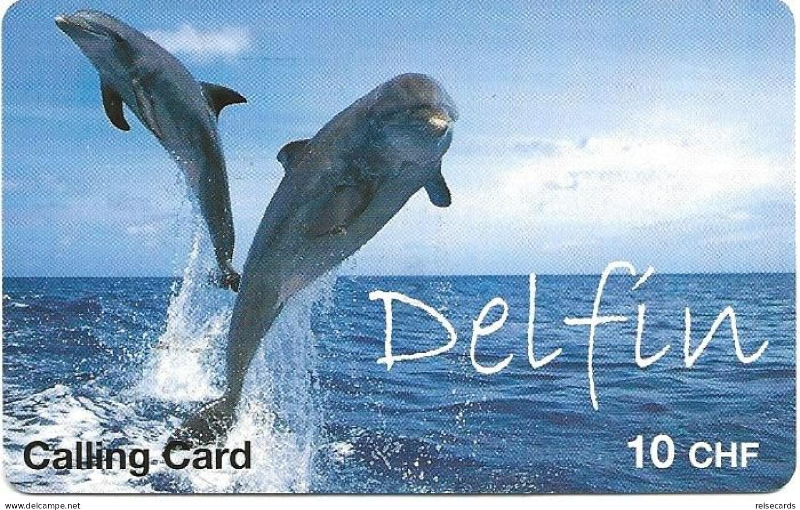 Switzerland: Prepaid Delfin (serial Nr Up Right) - Schweiz