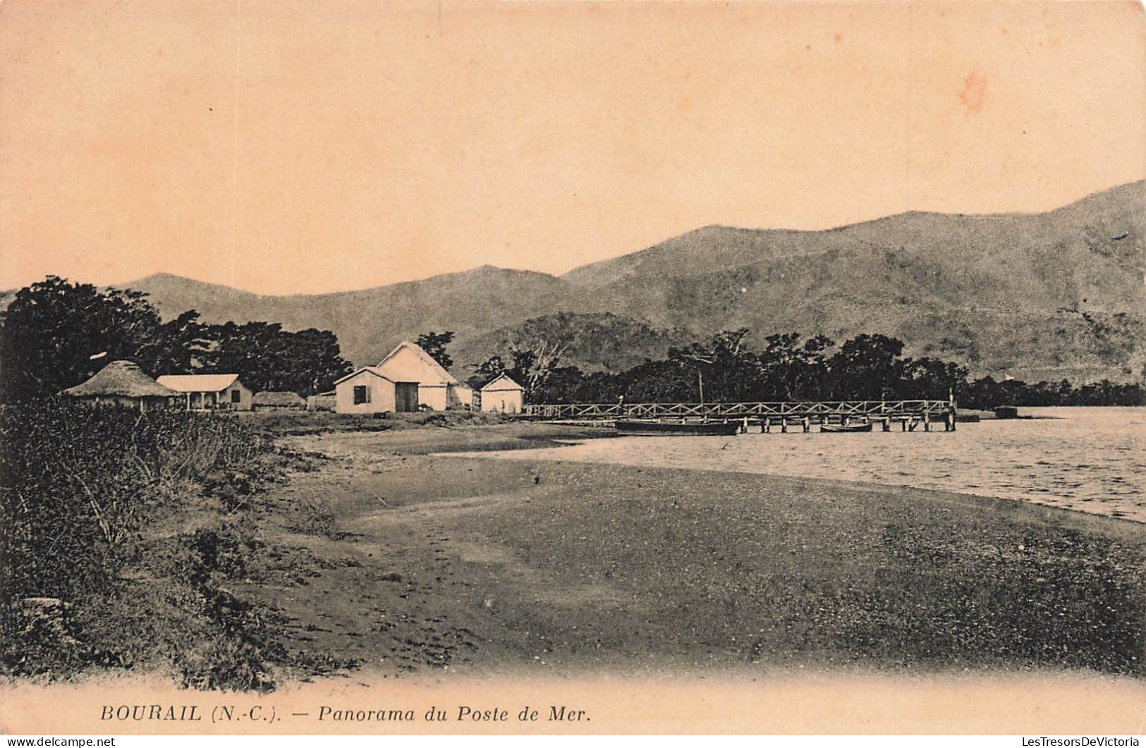 Nouvelle Calédonie - Bourail - Panorama Du Poste De Mer  - Carte Postale Ancienne - Nieuw-Caledonië