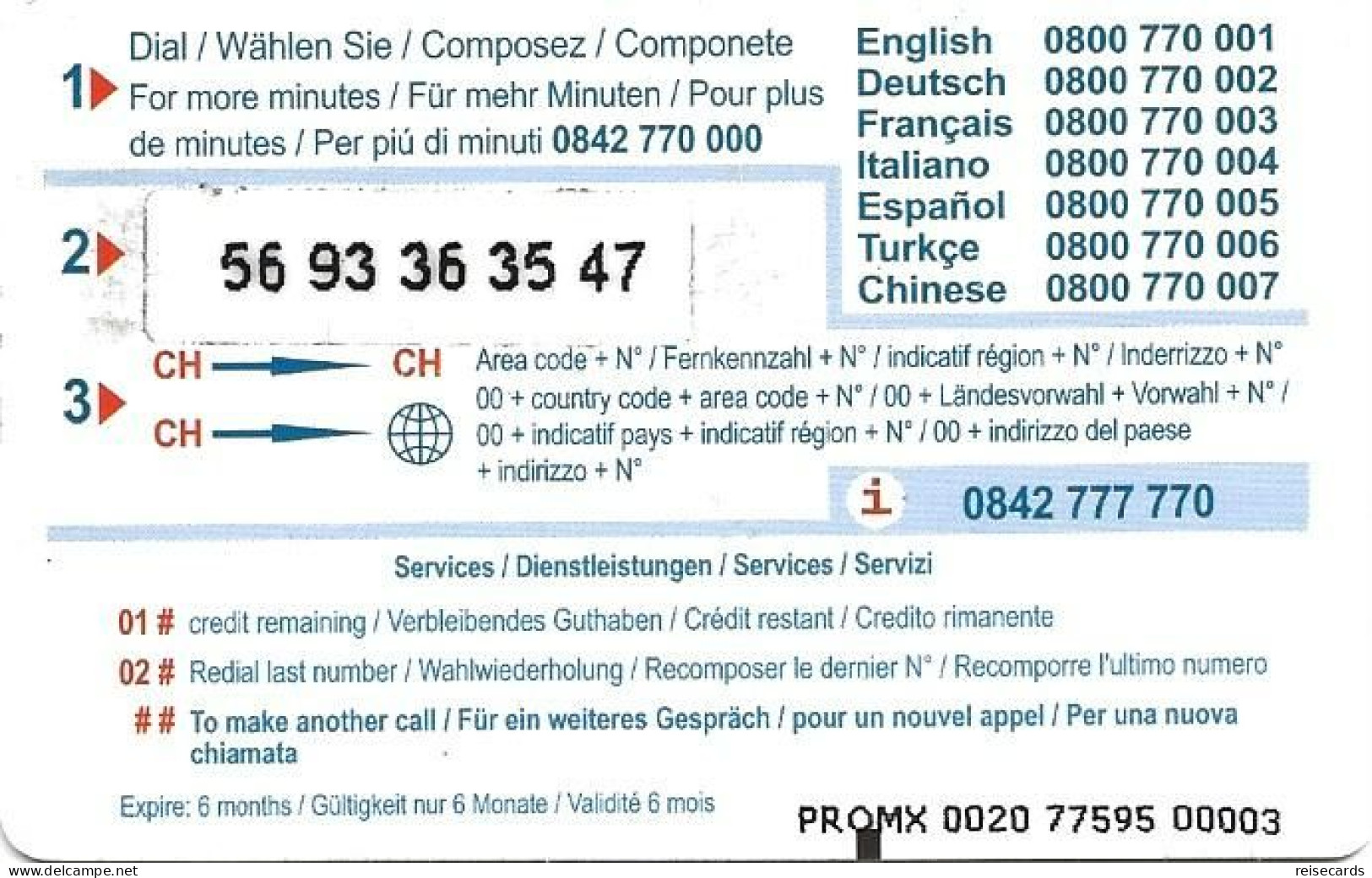 Switzerland: Prepaid Eurasia - Tiger - Schweiz