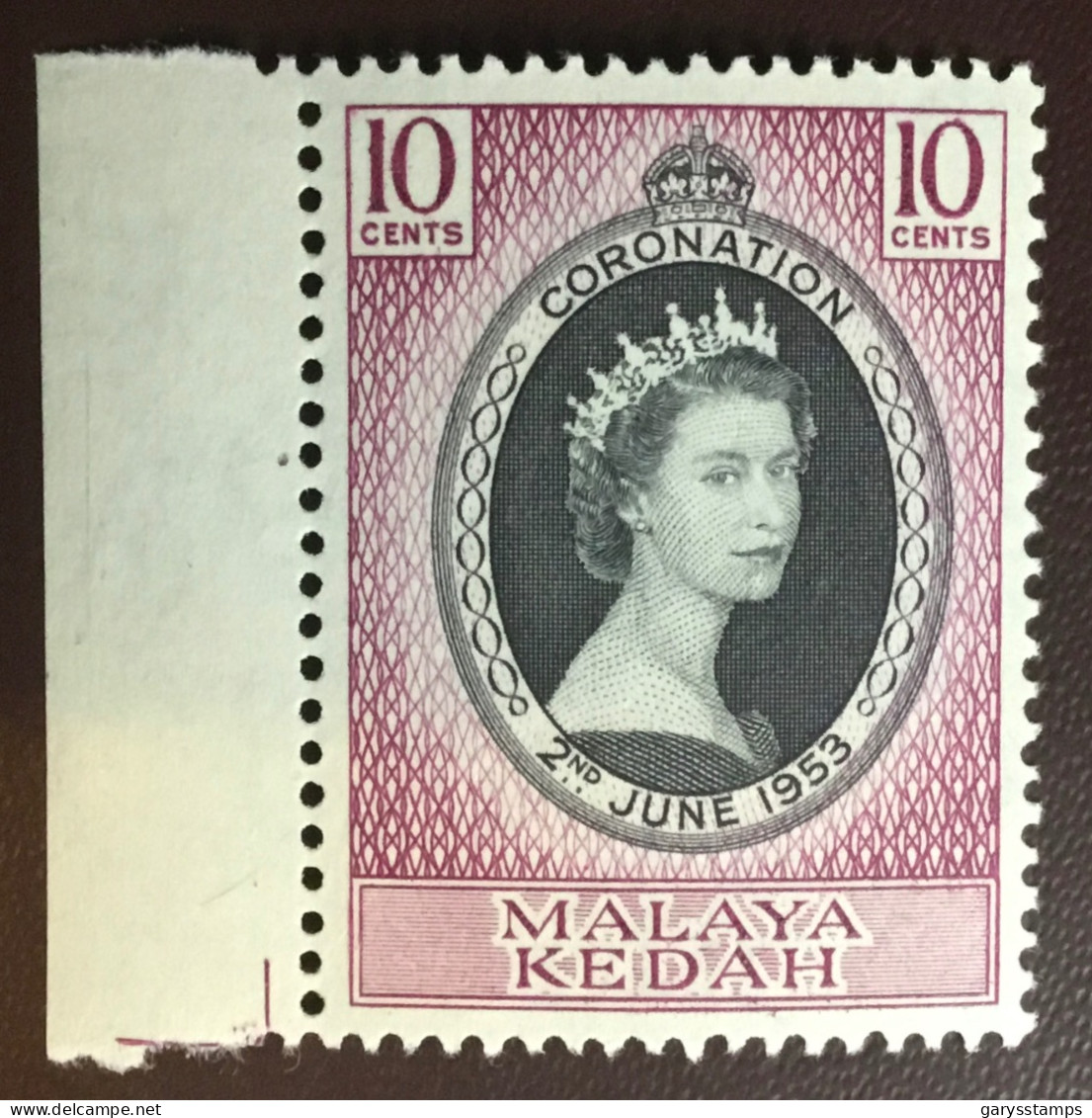 Malaya Kedah 1953 Coronation MNH - Kedah