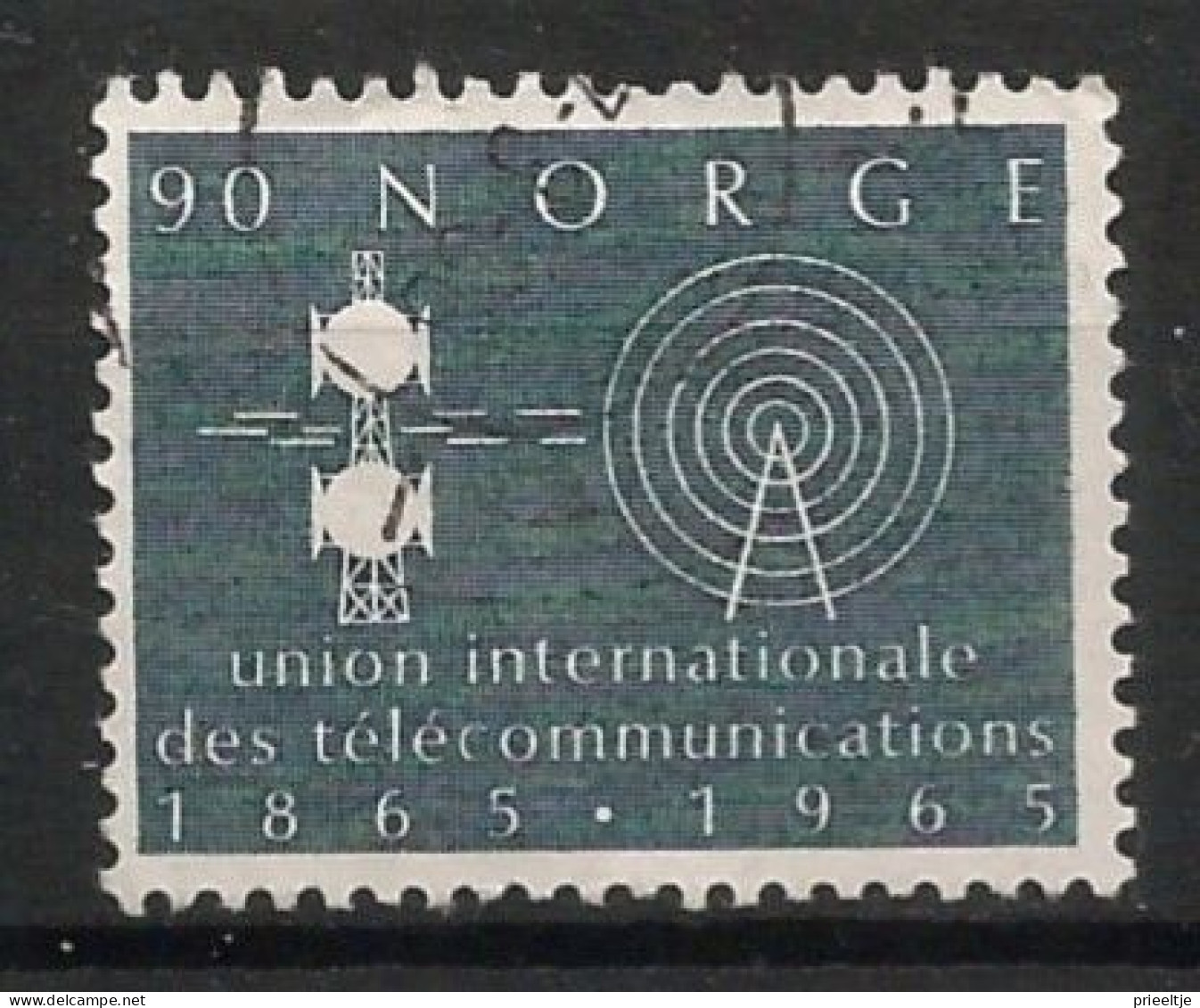 Norway 1965 U.I.T. Centenary Y.T. 481 (0) - Oblitérés