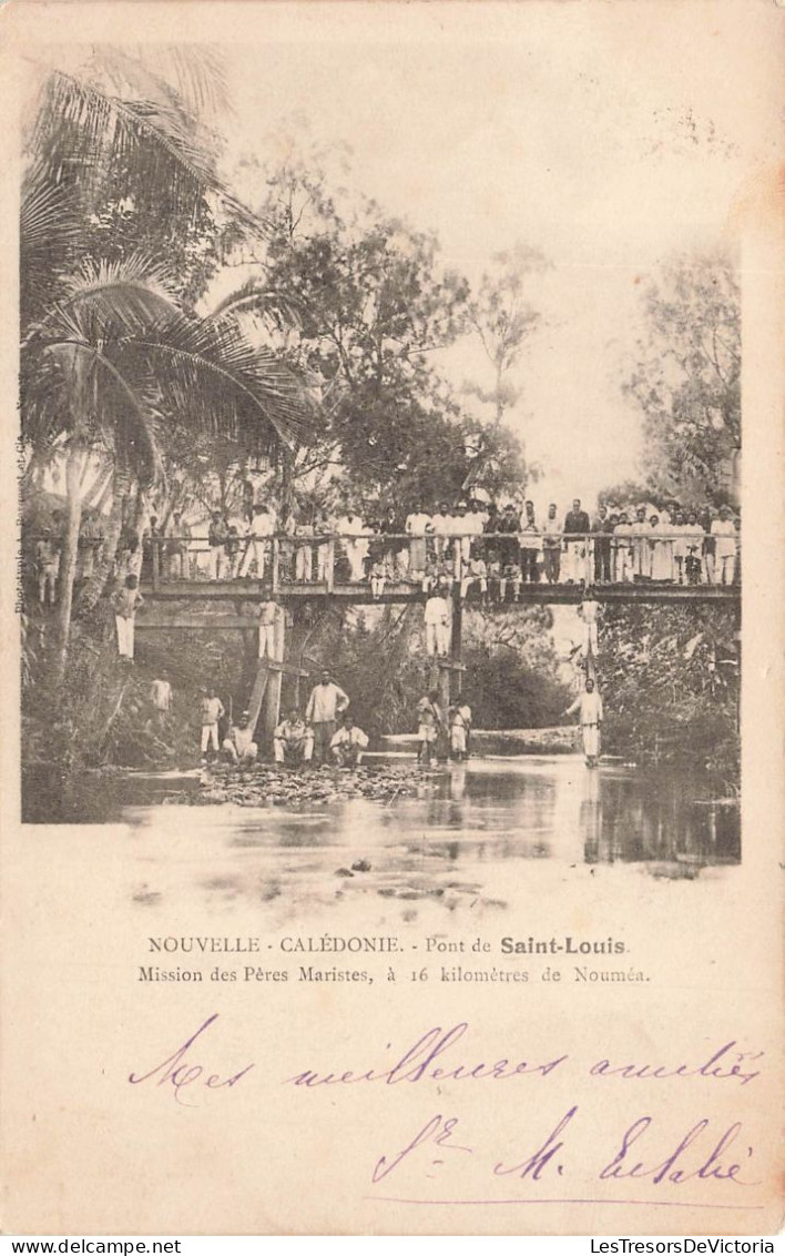 Nouvelle Calédonie - Le Pont De Saint Louis - Mission Des Pères Maristes - Carte Postale Ancienne - Nouvelle-Calédonie