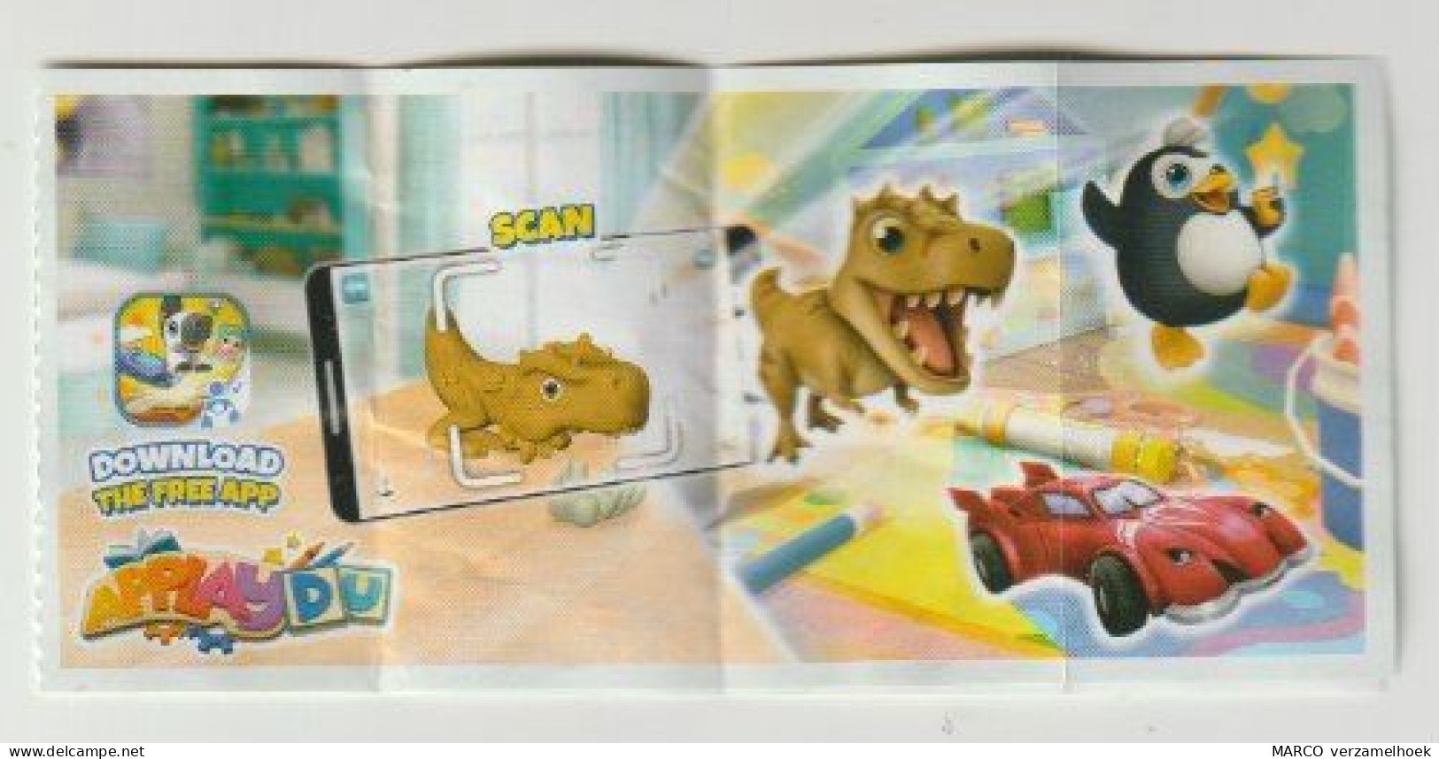 Handleiding FERRERO Kinder K-VT045 Dinosaurus 2024 ApplayDU - Notes