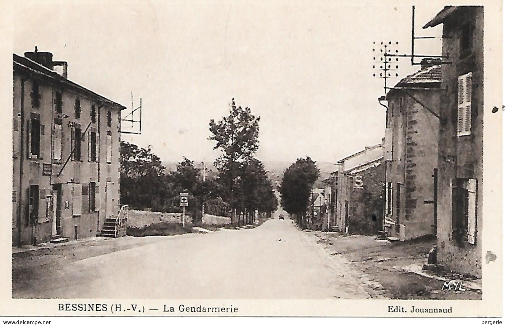 C/135            87    Bessines Sur Gartempe    -    La Gendarmerie - Bessines Sur Gartempe