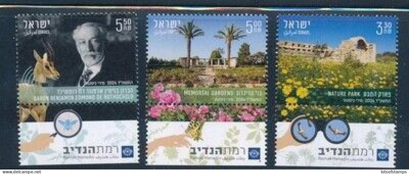 ISRAEL 2024 RAMAT HANADIV GARDENS STAMPS MNH - Neufs