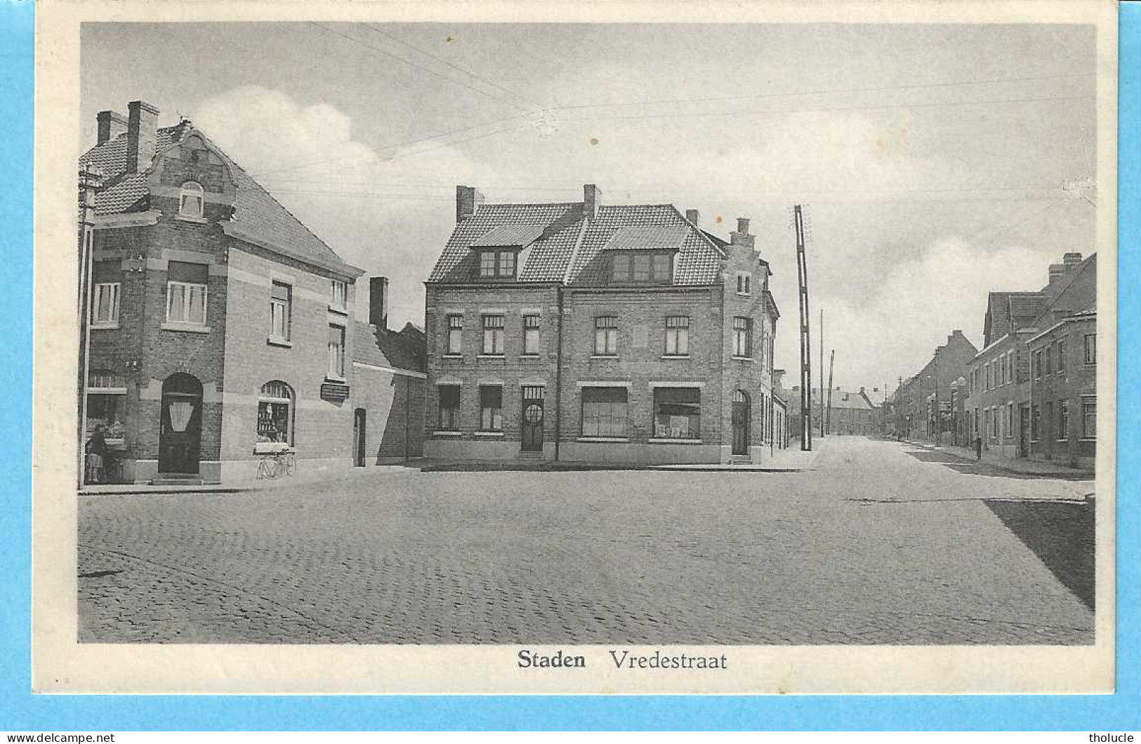 Staden-1951-Vredestraat-Uitg. : Wwe Monthaye, Staden- Rare - Staden