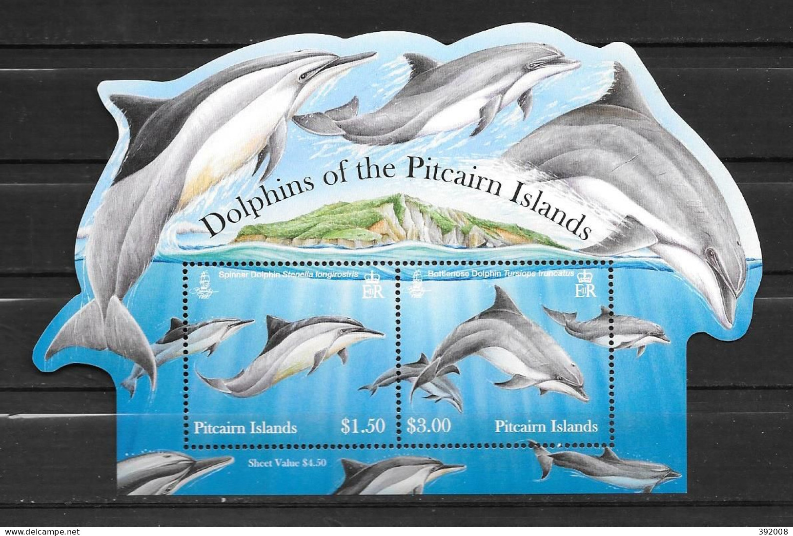 PITCAIRN - 2012 - BF 56 **MNH - Dolphins