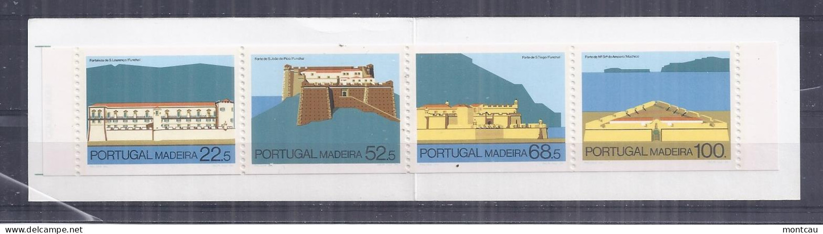 Madeira 1986 -  Fortalezas Yt 112-15 (**) Booklet - 1984