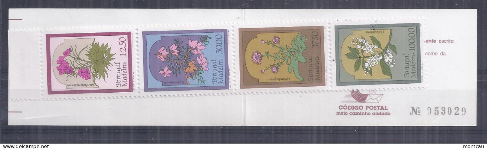 Madeira 1983 - Flores Yt 91-94 (**) Booklet - 1984