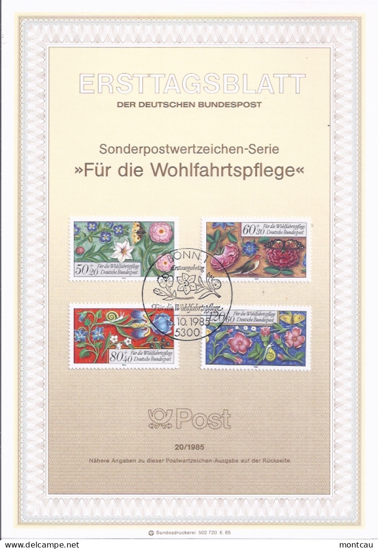 Germany ETB # 20 / 85 Mi: 1259-62 - Other & Unclassified