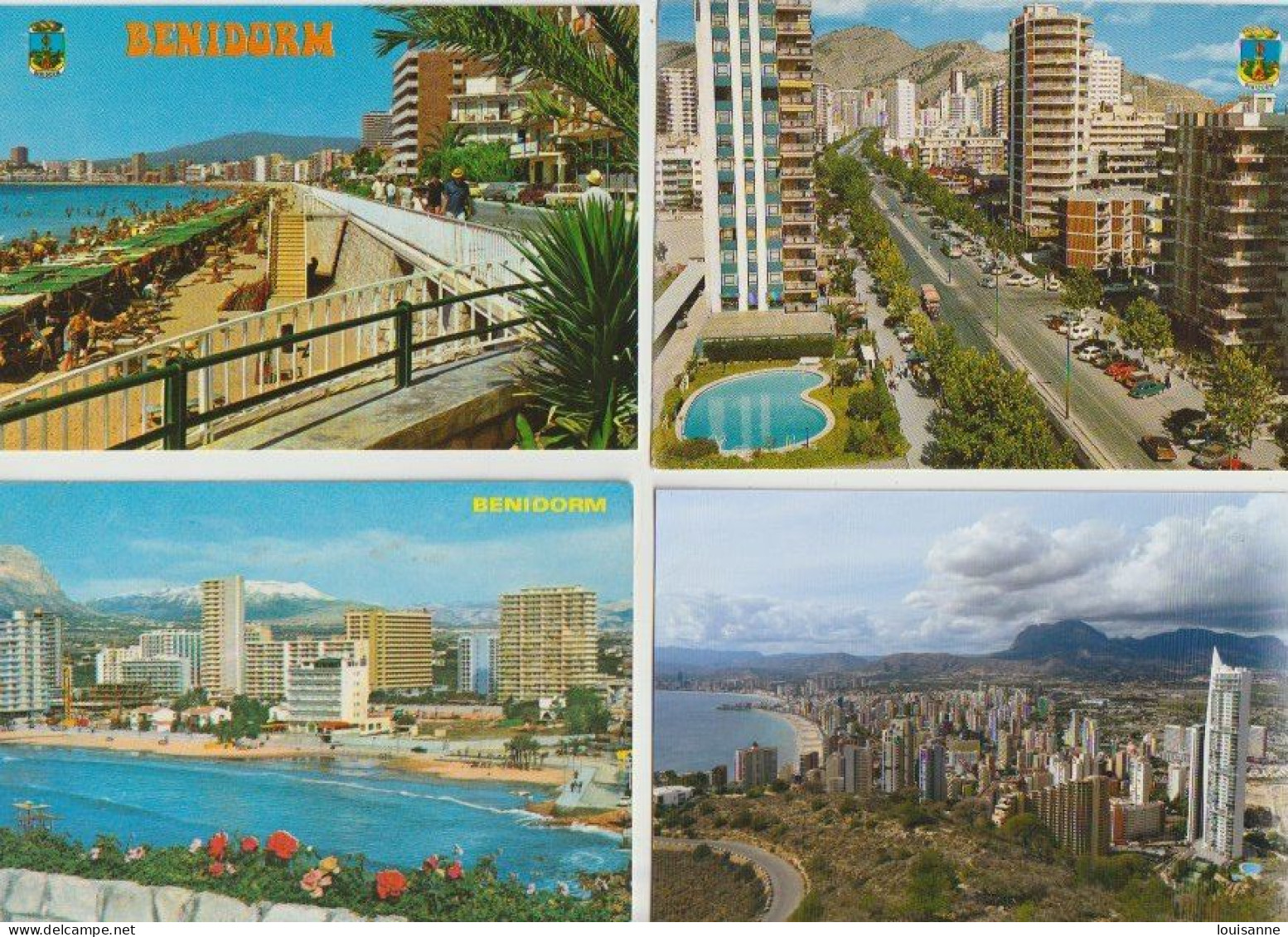 LOT DE  LOT DE  100  C P M  DIVERSES  DE BENIDORM  ( ESPAGNE  )  ( 24 / 2 / 90  ) - Verzamelingen & Kavels