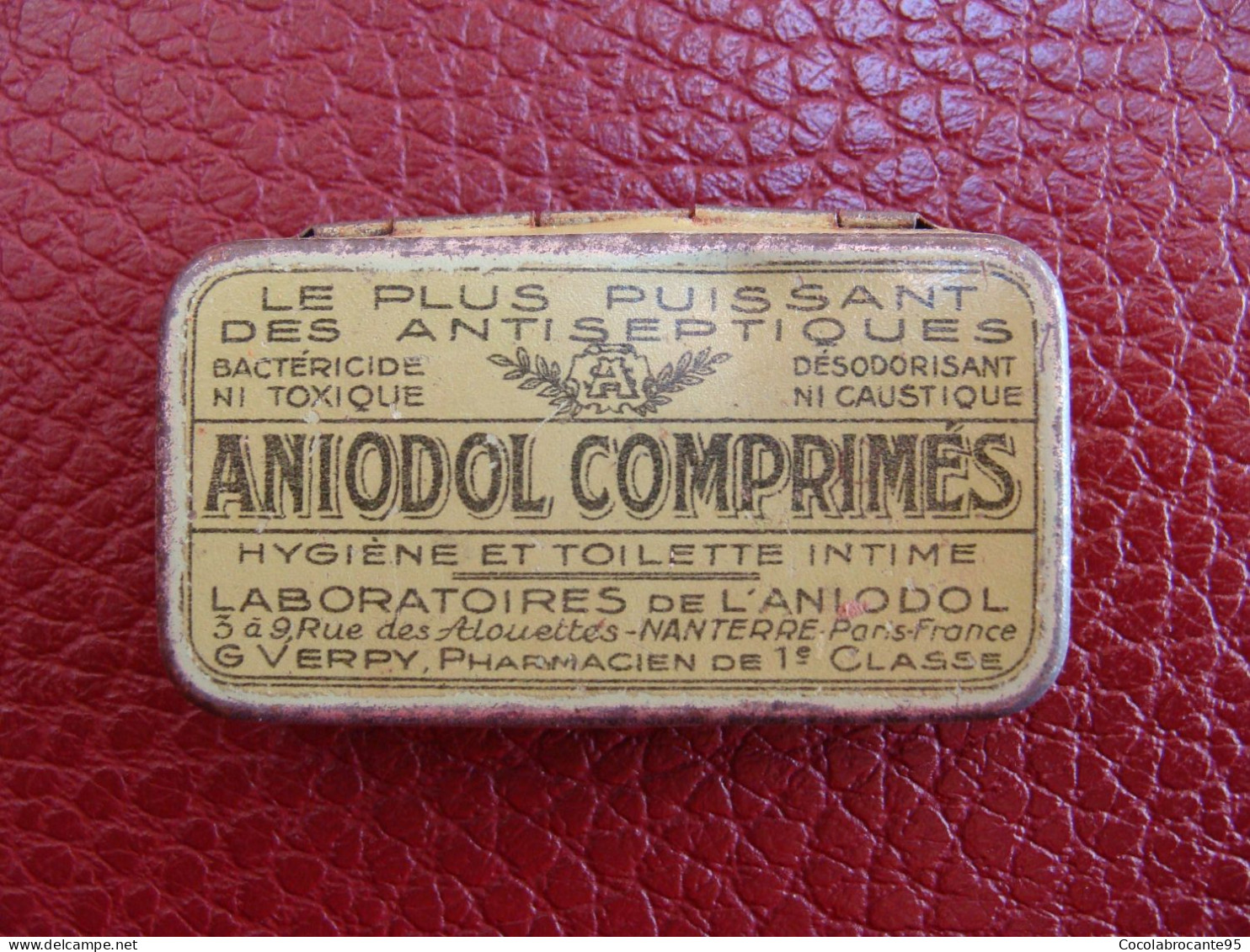 Boite Ancienne Comprimés ANIODOL - Cajas