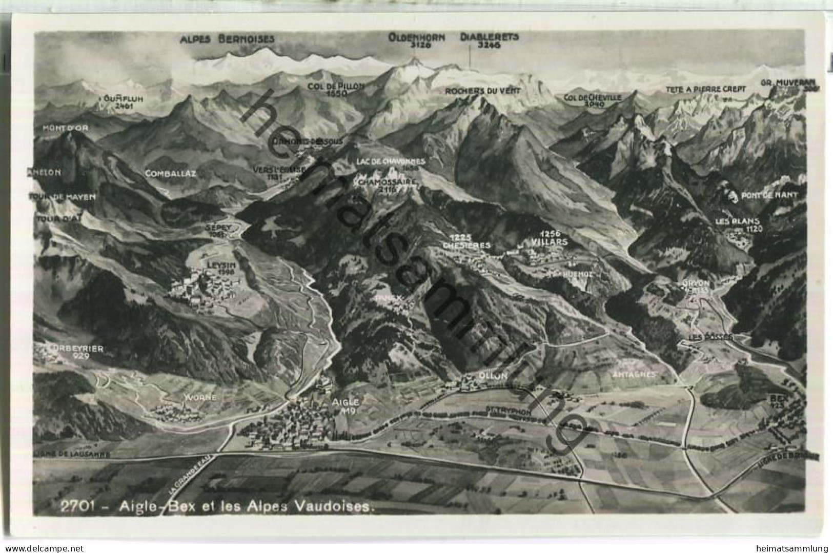 Aigle - Bex Et Les Alpes Vaudoises - Verlag Societe Graphique Neuchatel - Aigle