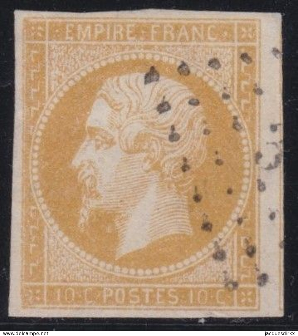 France  .  Y&T   .     13-A    .   O      .    Oblitéré - 1853-1860 Napoléon III