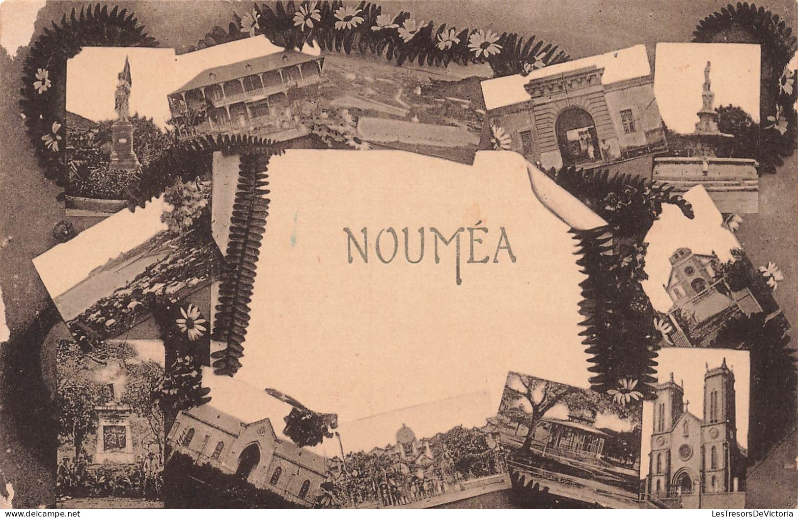 Nouvelle Calédonie - Nouméa - Multivue - Datée 1979 - Envoyée à Fort De France -  Carte Postale Ancienne - Nouvelle-Calédonie