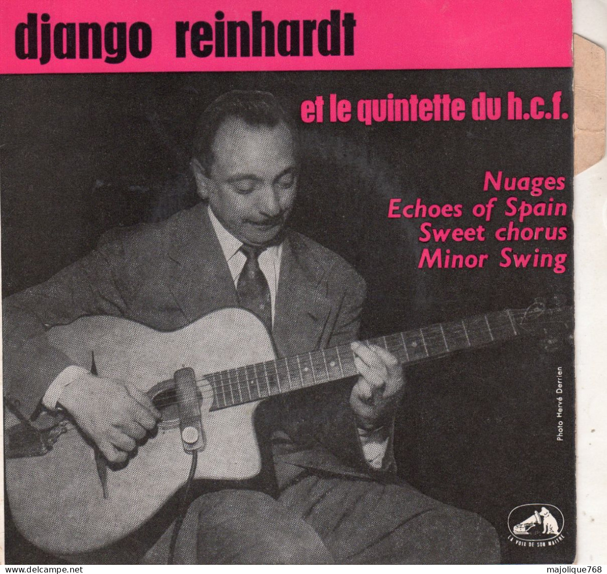 Disque De Django Reinhardt Et Le Quintette Du H.C.F - Nuages - La Voix De Son Maître EGF 650 France 1963 - Jazz