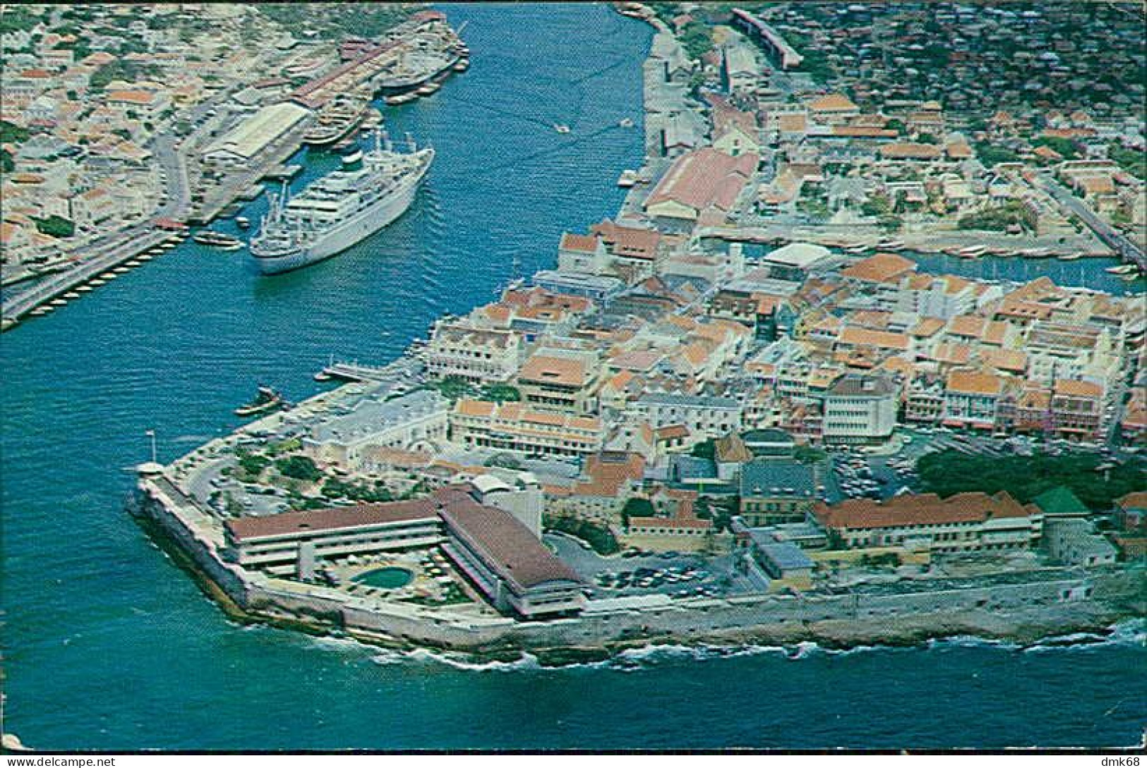 NETHERLANDS ANTILLES - CURACAO - INTERCONTINENTAL HOTEL - AIR VIEW - MAILED 1965 / STAMPS (18034) - Curaçao