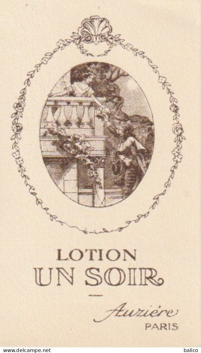 Carte Parfumée   Un Soir - Auzière Paris - Vintage (until 1960)
