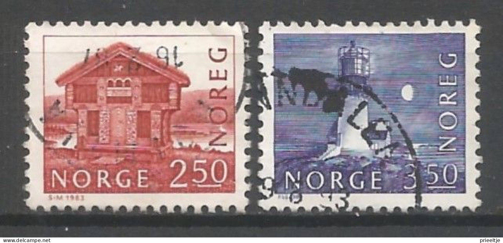 Norway 1983 Monuments Y.T. 832/833 (0) - Oblitérés