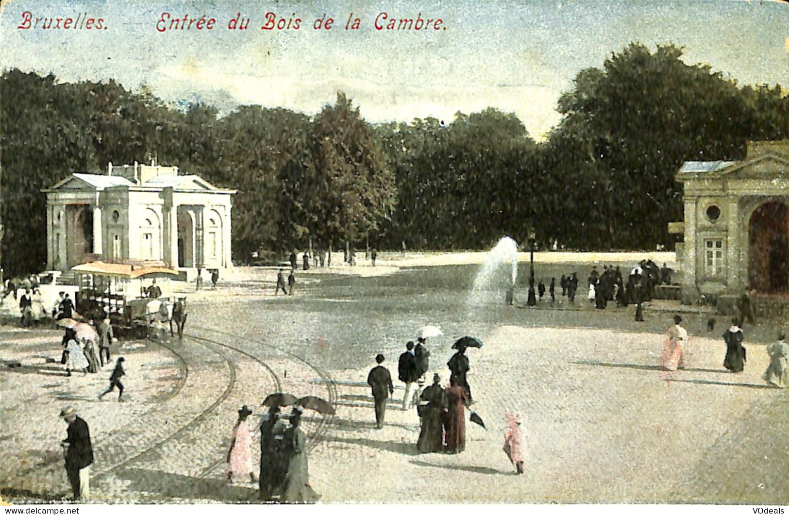 Belgique - Brussel -  Bruxelles - Entrée Du Bois De La Cambre - Forests, Parks