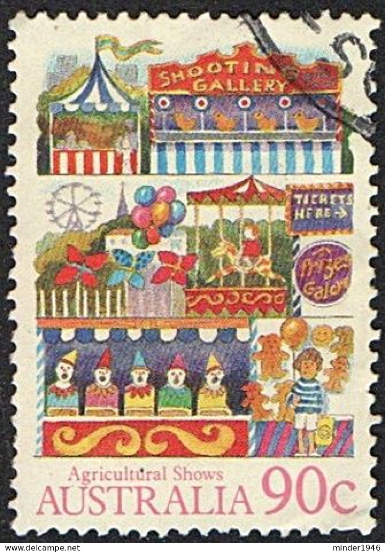 AUSTRALIA 1987 90c Multicoloured, Agricultural Shows-Carnival SG1055 FU - Used Stamps