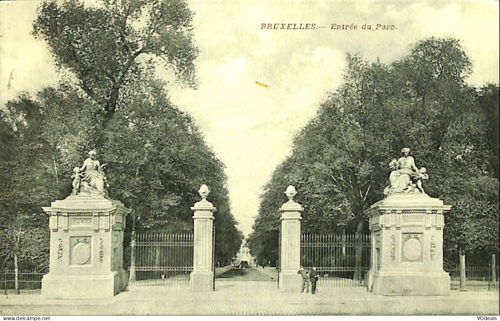 Belgique - Brussel -  Bruxelles - Entrée Du Parc - Bossen, Parken, Tuinen