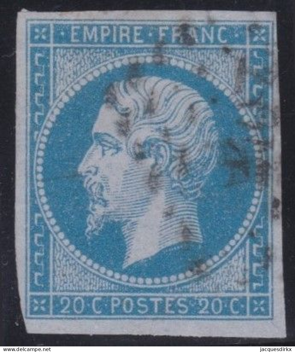 France  .  Y&T   .     14-Ac    .   O      .    Oblitéré - 1853-1860 Napoléon III