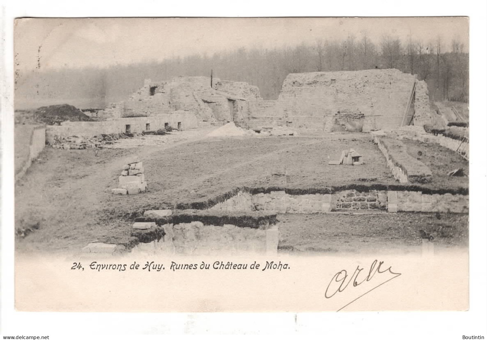 Environs De Huy Ruines Du Château De Moha - Wanze