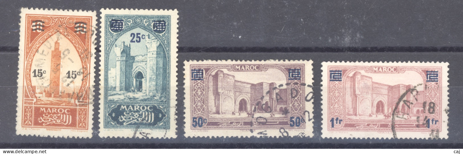 Maroc  :  Yv  124-27  (o)     ,   N2 - Used Stamps
