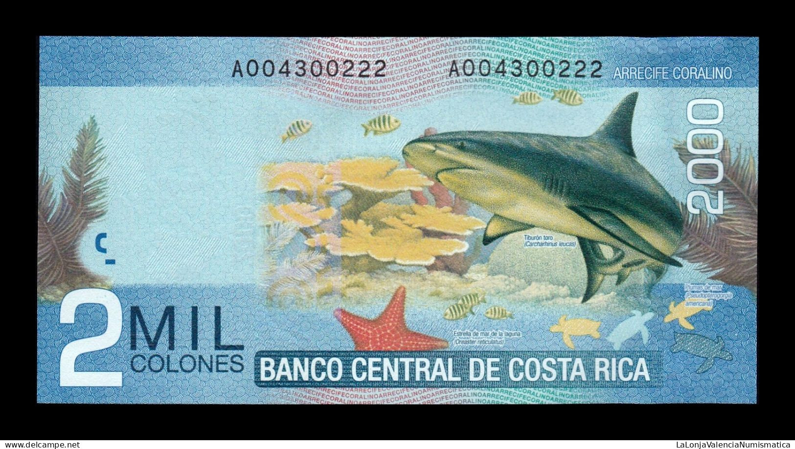 Costa Rica 2000 Colones 2009 Pick 275a Sc Unc - Costa Rica