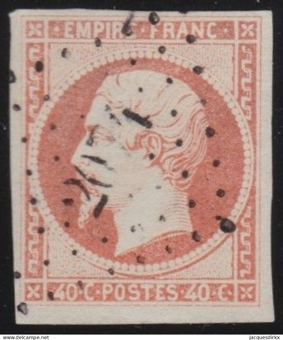 France  .  Y&T   .     16   .   O      .    Oblitéré - 1853-1860 Napoléon III