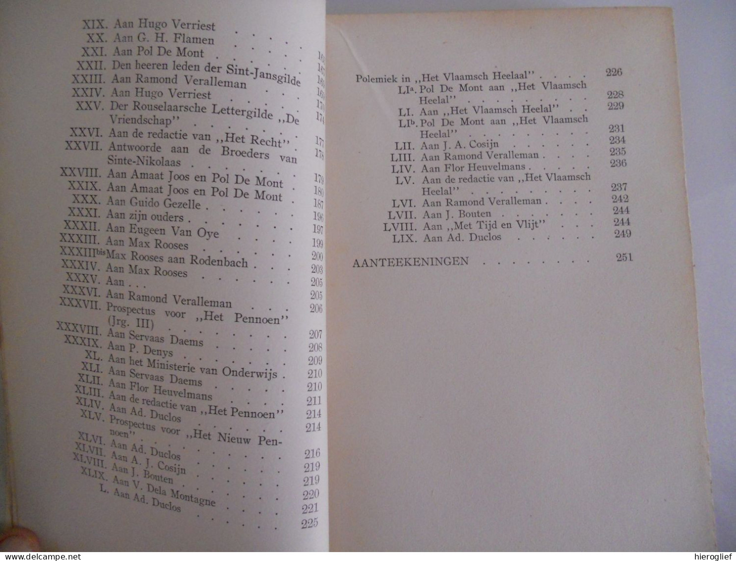 BRIEVEN VAN ALBRECHT RODENBACH Door Dr. R.F. Lissens Roeselare Dichter Vlaams Bewustzijn Vlaanderen Leuven Herentals - Autres & Non Classés