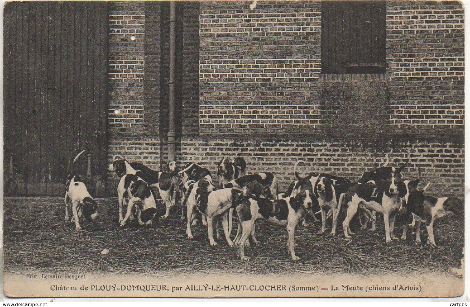 80 Château De PLOUY-DOMQUEUR Par AILLY-le-HAUT-CLOCHER - La Meute - Ailly Le Haut Clocher