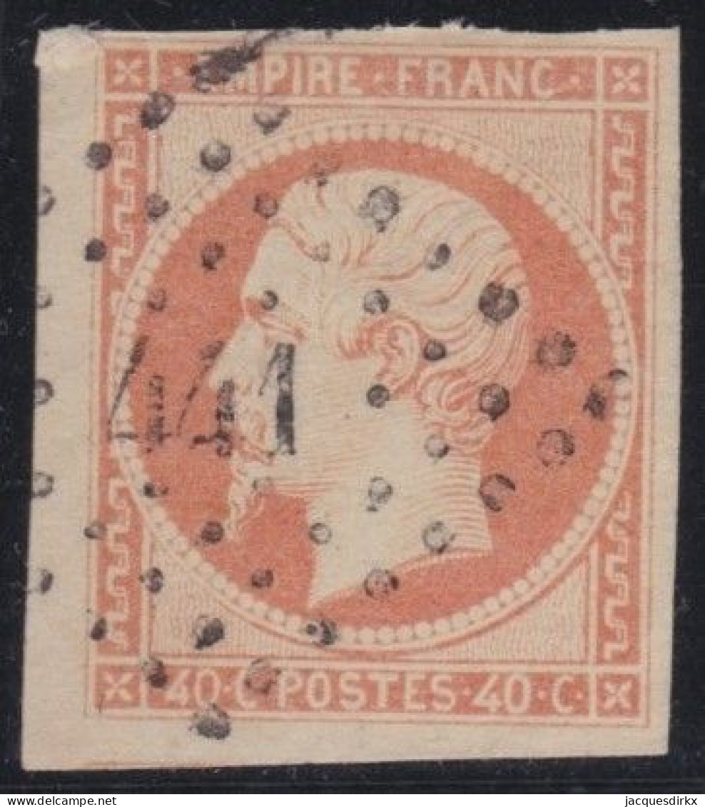 France  .  Y&T   .     16   .   O      .    Oblitéré - 1853-1860 Napoléon III