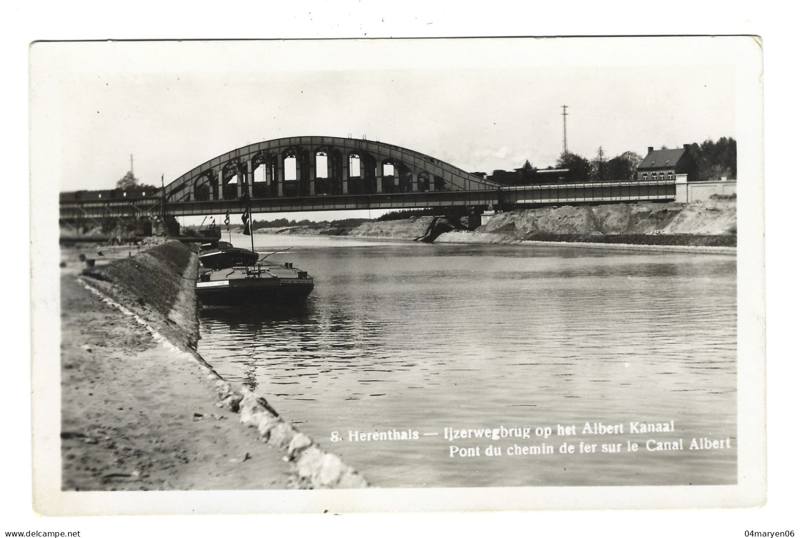 ***  HERENTHALS  ***   -  Ijzerwegbrug Op Het Albert Kanaal  -   Zie / Voir / See Scan's. - Herentals