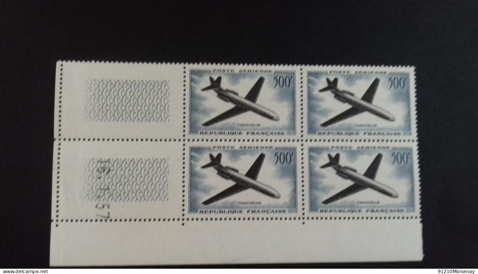 FRANCE  PA 36** COIN DATE Du 16/1/57 - Airmail