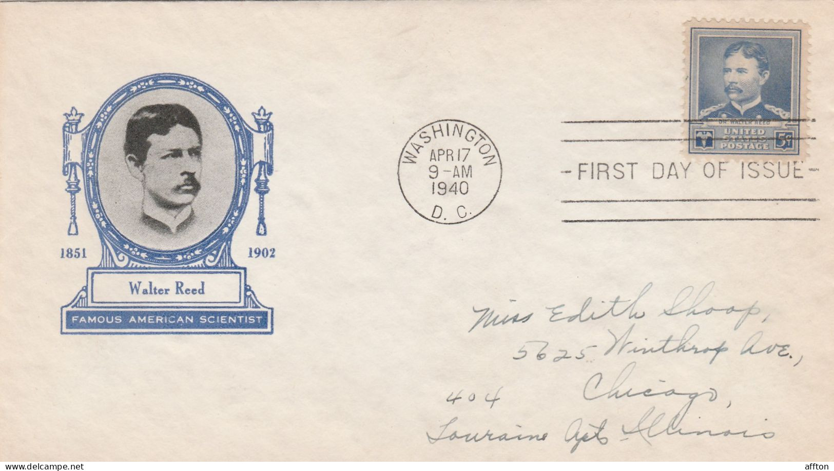 United States 1940 FDC Mailed - 1851-1940