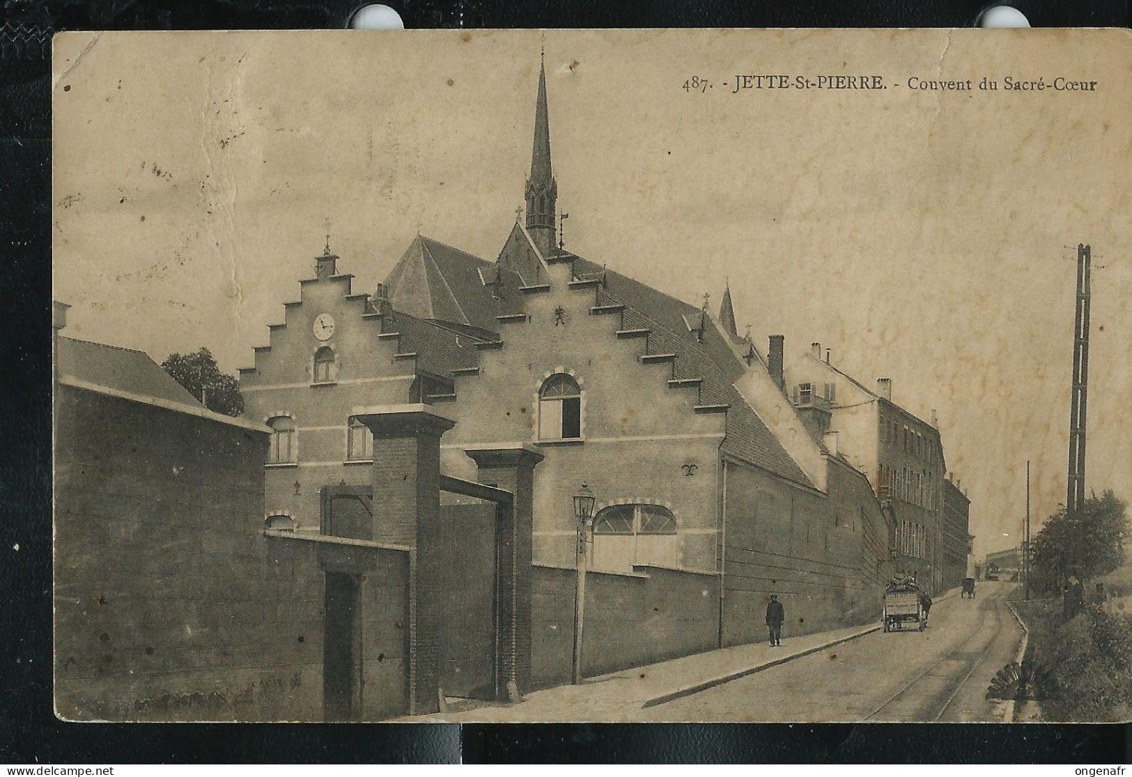 JETTE St PIERRE : Couvent Du Sacré-Coeur   - écrite 1924 - Jette