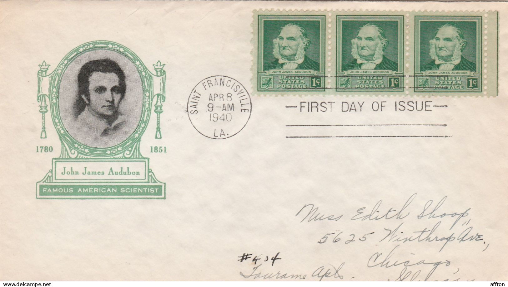 United States 1940 FDC Mailed - 1851-1940