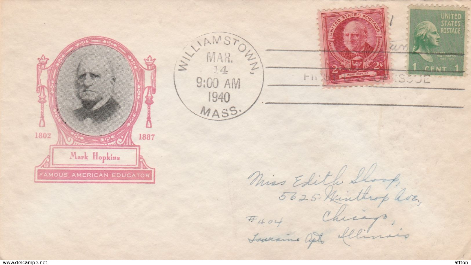 United States 1940 FDC Mailed - 1851-1940